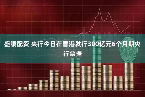 盛鹏配资 央行今日在香港发行300亿元6个月期央行票据